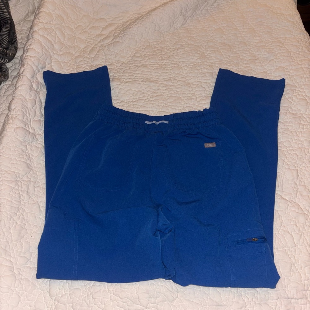 FIGS Royal Blue Scrub Pants - Picture 2 of 3